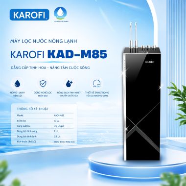 [CHÍNH HÃNG] Máy lọc nước tủ đứng ion kiềm hydrogen nóng lạnh Karofi KAD M85