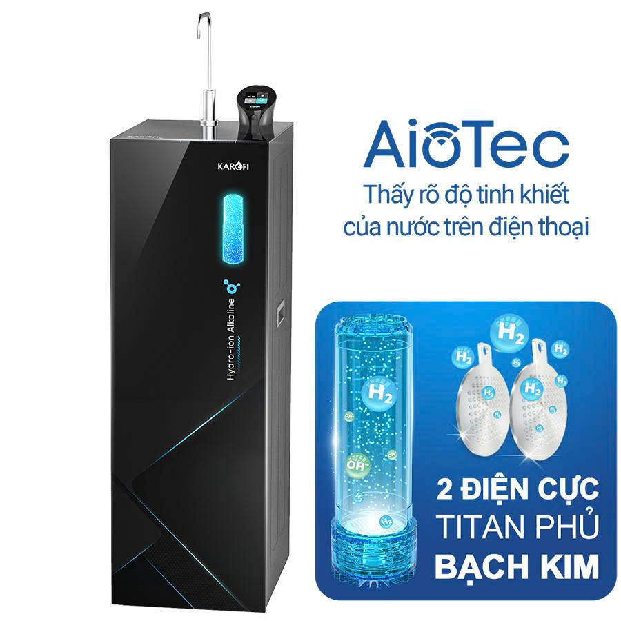 Máy lọc nước tủ đứng Hydro-ion kiềm Karofi KAE-S68